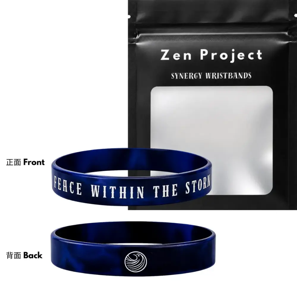 wjei2uq3 Zen Synergy Wristbands / Peace Within the Storm